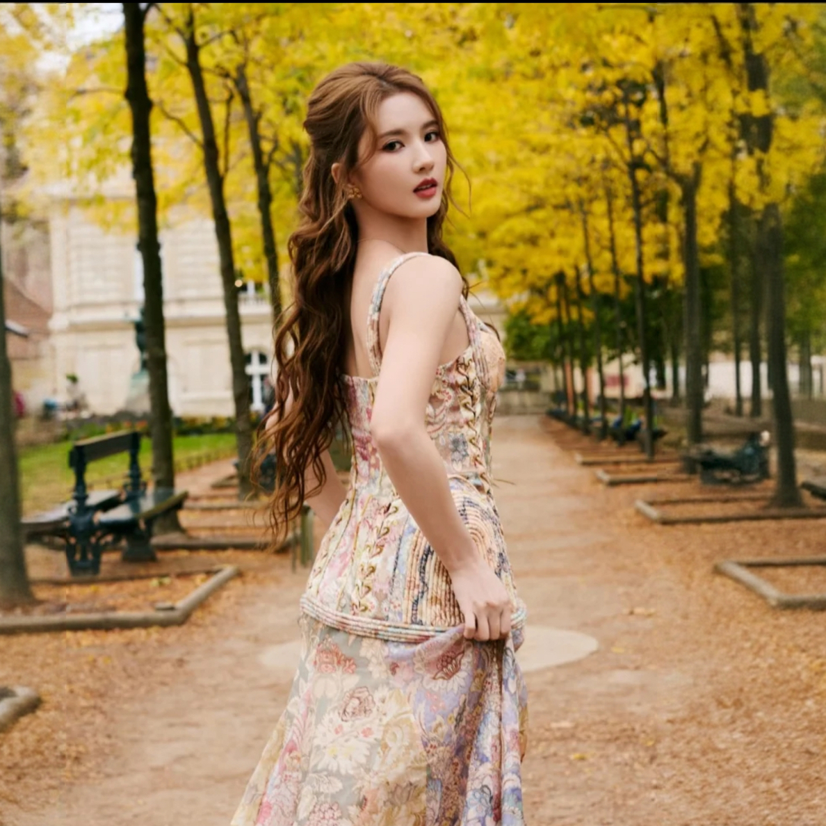 26早春新款重工手工编织吊带连衣裙