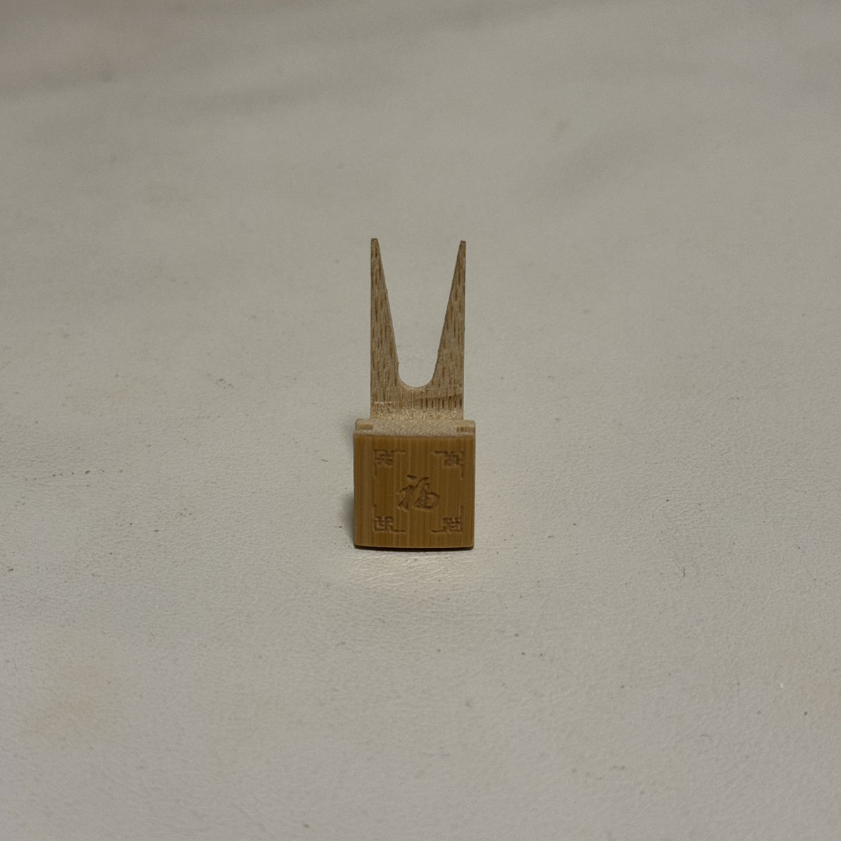 两丝雕刻福字鸟用果叉 丝距1.1cm 鸟笼果插 鸟笼配件