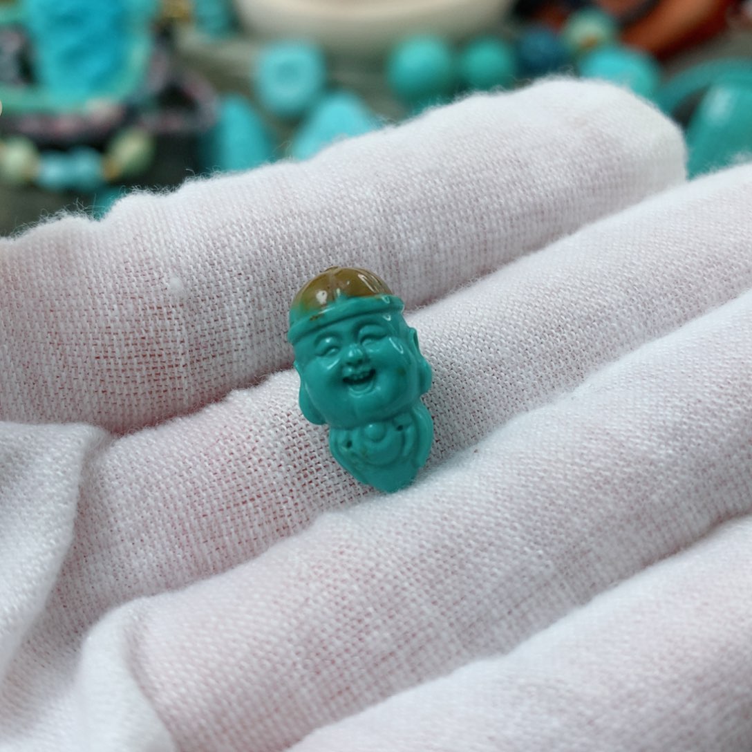 绿松石未镶嵌珠宝半成品