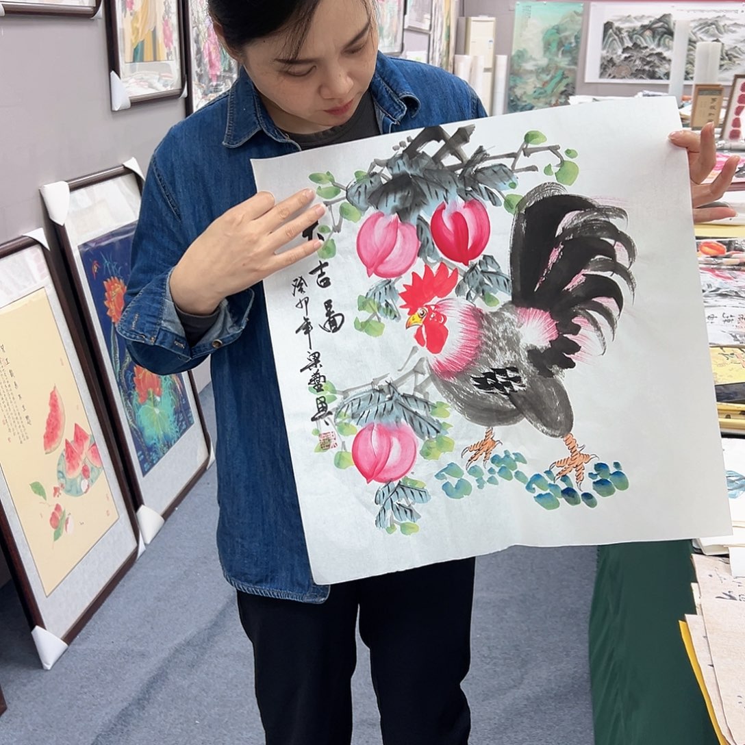 国画宣纸国画纯手绘作品