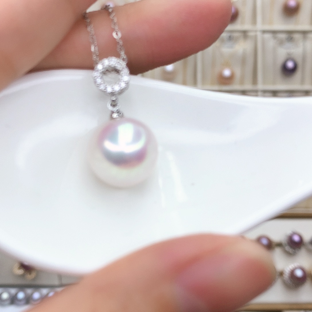 淡水珍珠颈饰合金