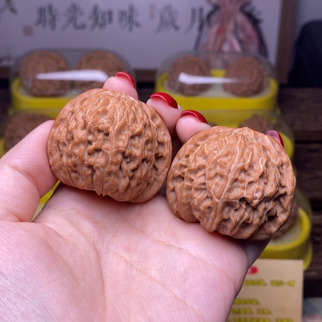 文玩核桃把件王*全品41.5尺山地磨盘