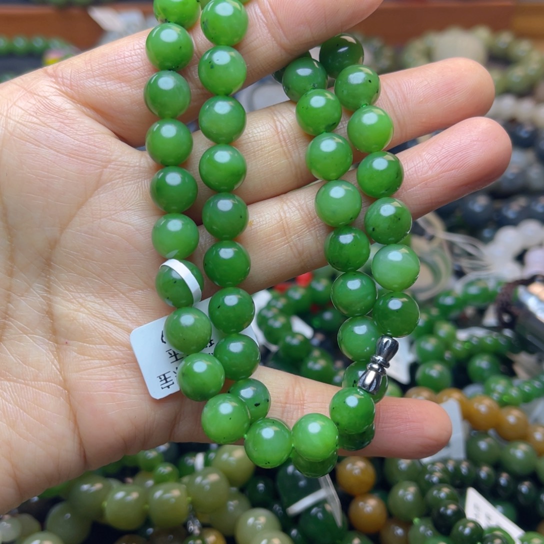 和田玉未镶嵌手链