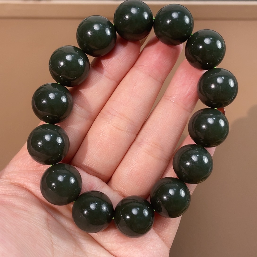 和田玉手链未镶嵌16