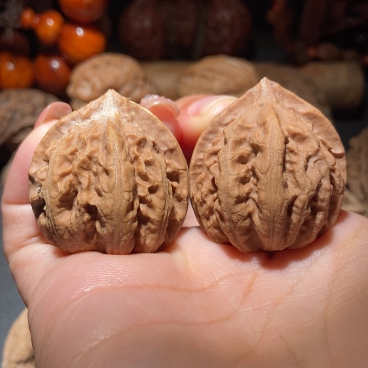 把件文玩核桃东北楸子小雪11