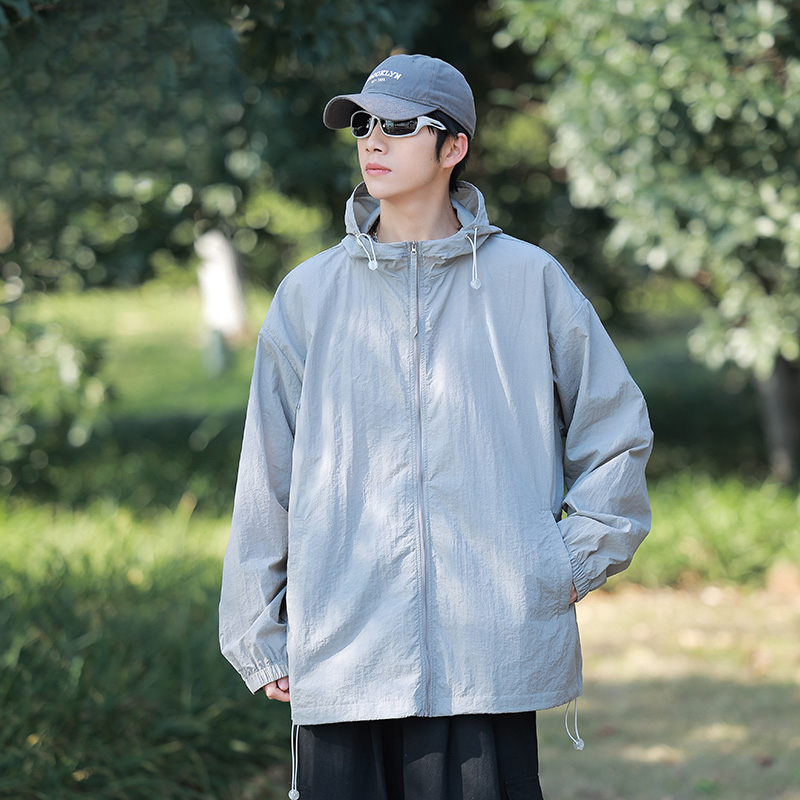 蕉下客夏季大码防晒衣男款山系户外透气钓鱼服外套防紫外线皮肤衣