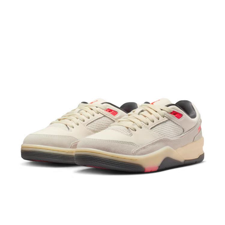 NIKE/耐克【可自提】男女同款AJ FLIGHT COURT奶灰福来鞋FZ9854-108