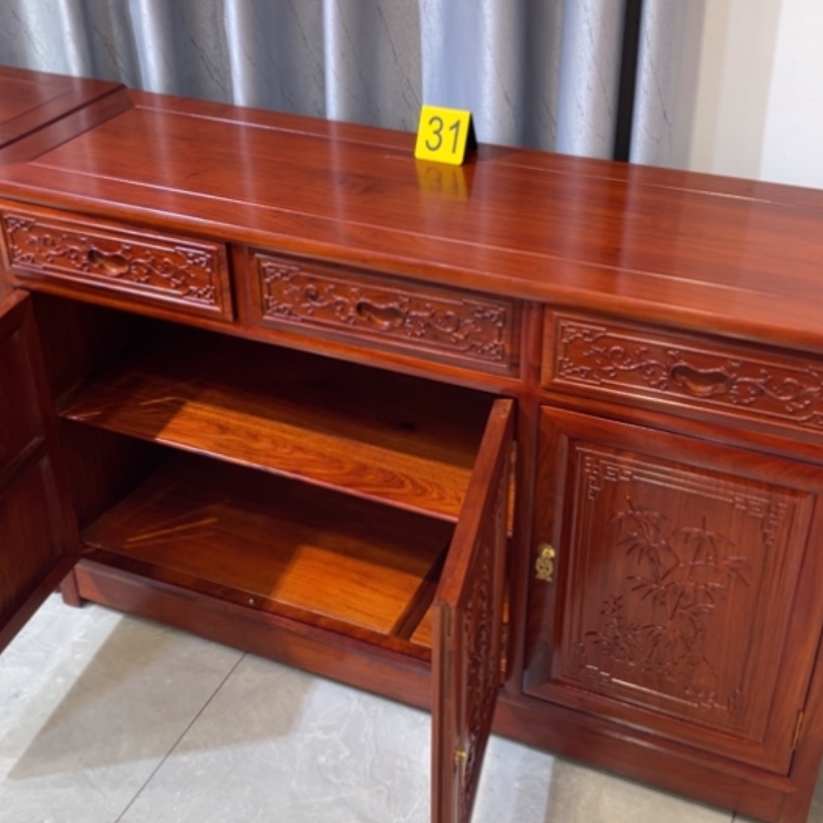 【闪购商品】花梨木类储物柜开**爷