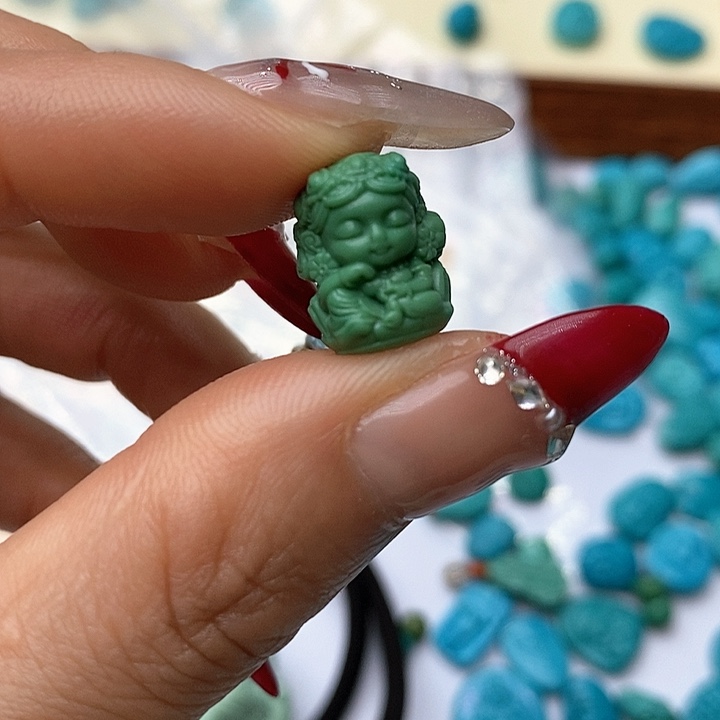 绿松石珠宝奇石未镶嵌