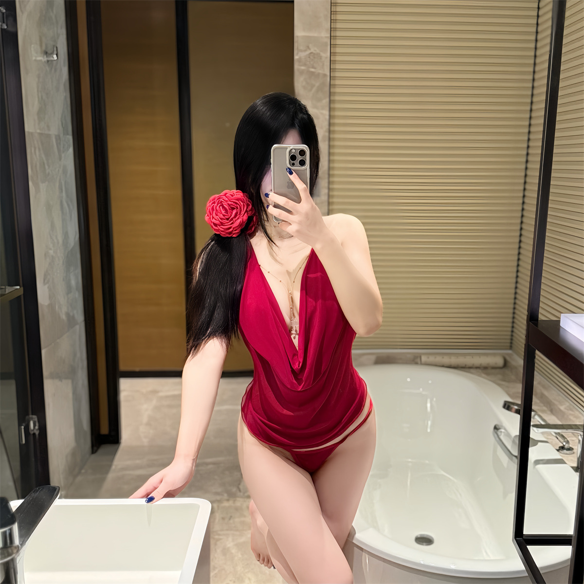 五分裤蕾丝性感睡裙无袖镂空透气露背短款女士纯欲风睡衣睡裙