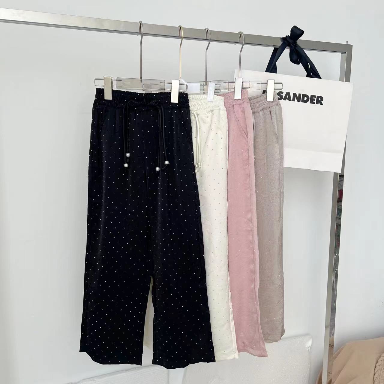 女童2025夏季新款闪闪新中式凉凉裤(以外包装为准介意勿拍)B0677