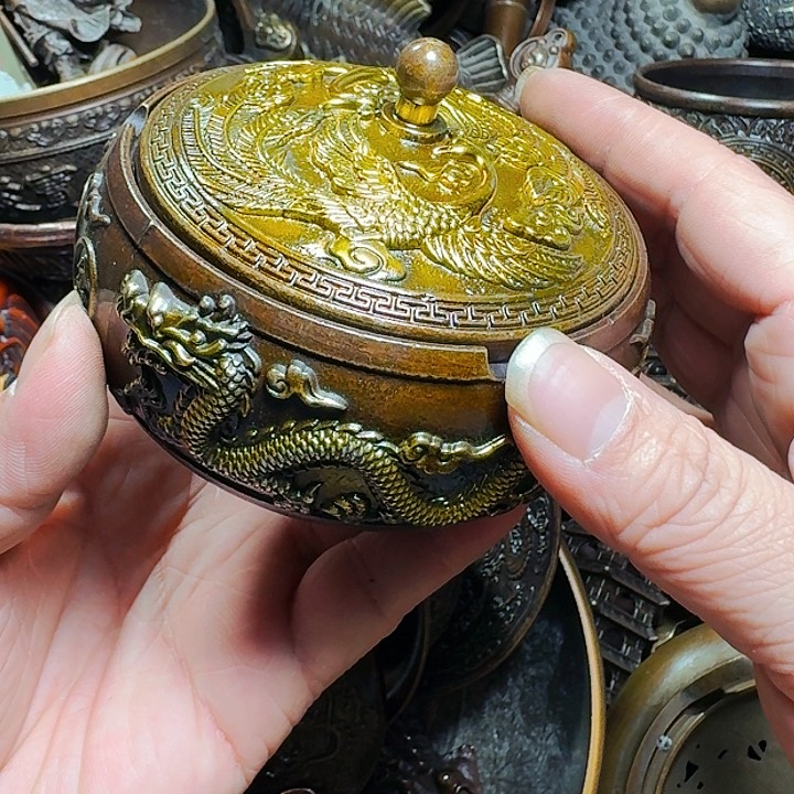 铜器摆件收收藏藏