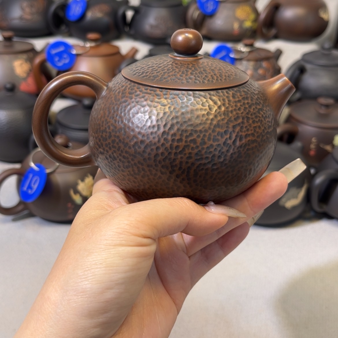 【闪购商品】红泥 锤纹 容量 230c c