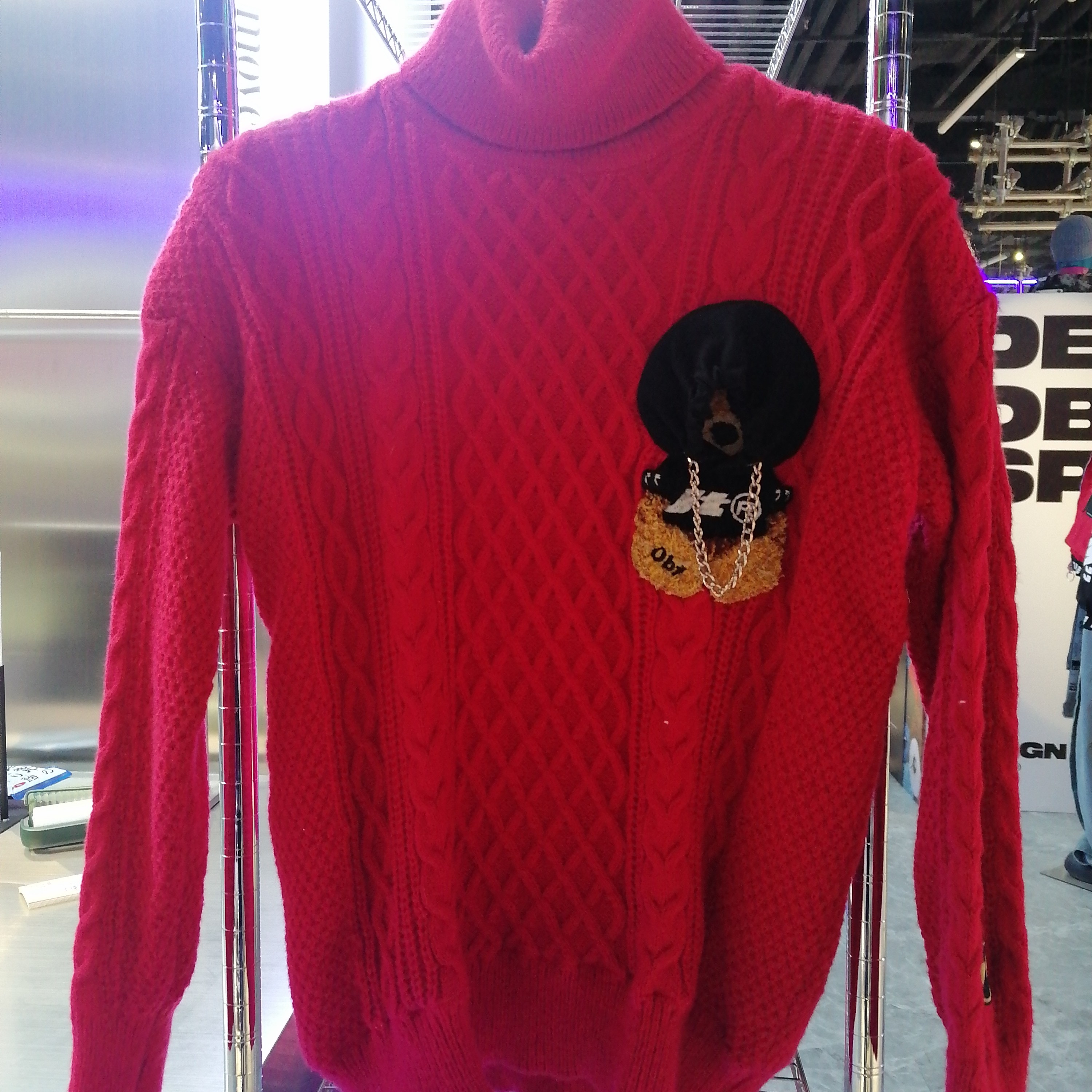 JT   俩翻领小熊毛衣