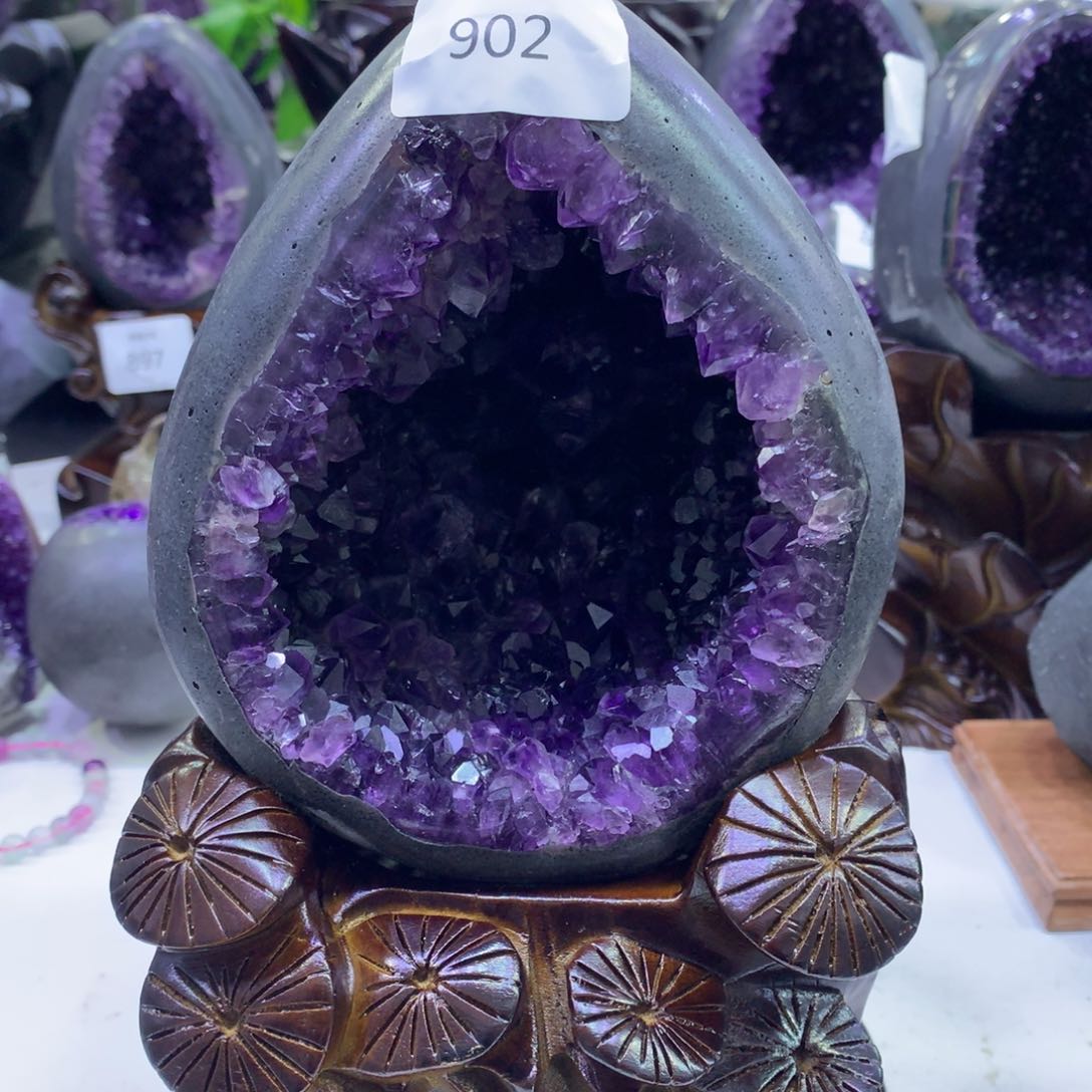 水晶紫水晶未镶嵌902