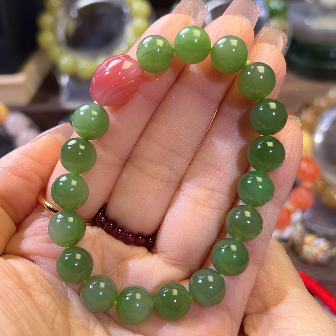 和田玉手链未镶嵌