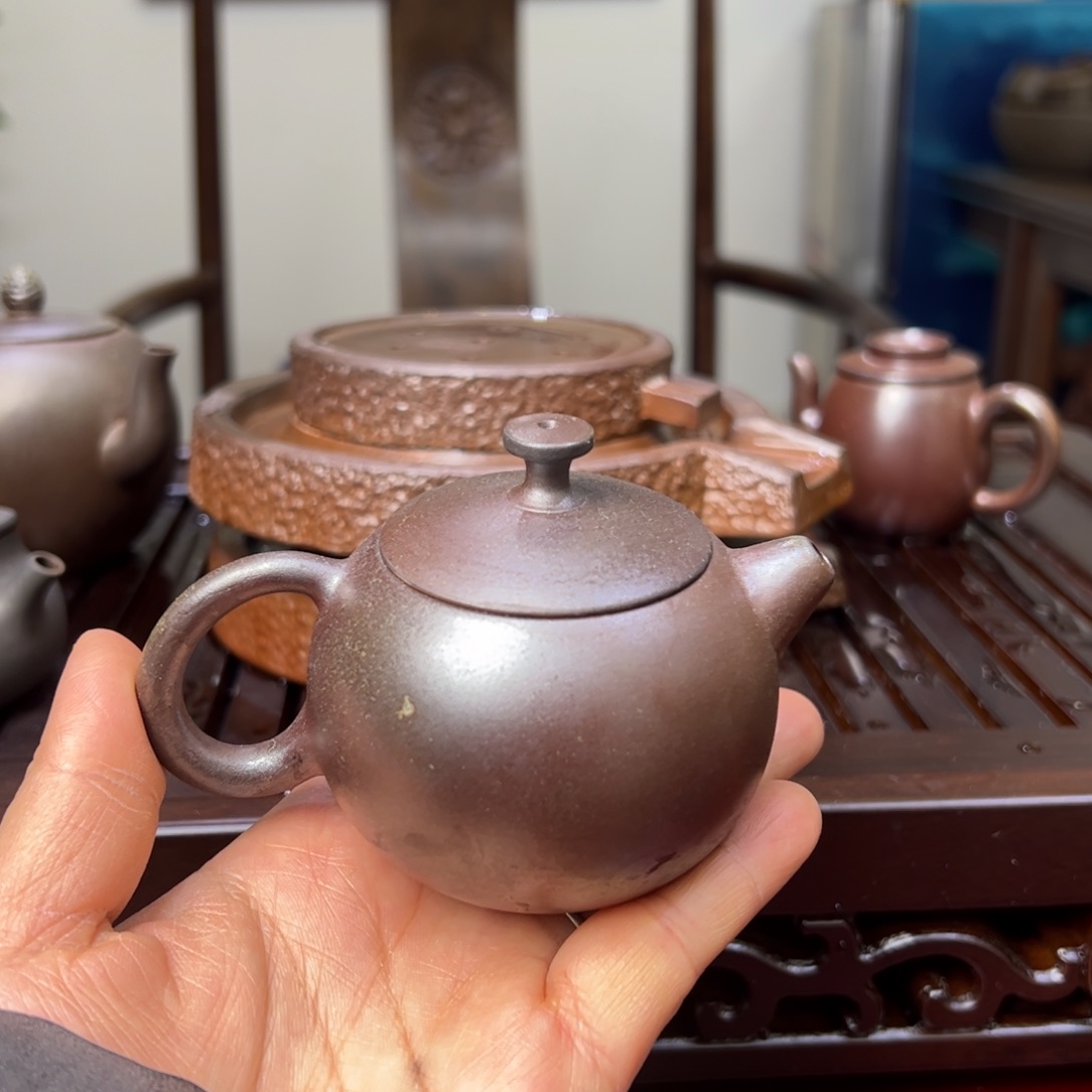 贵台龙窑坭兴陶柴烧壶85