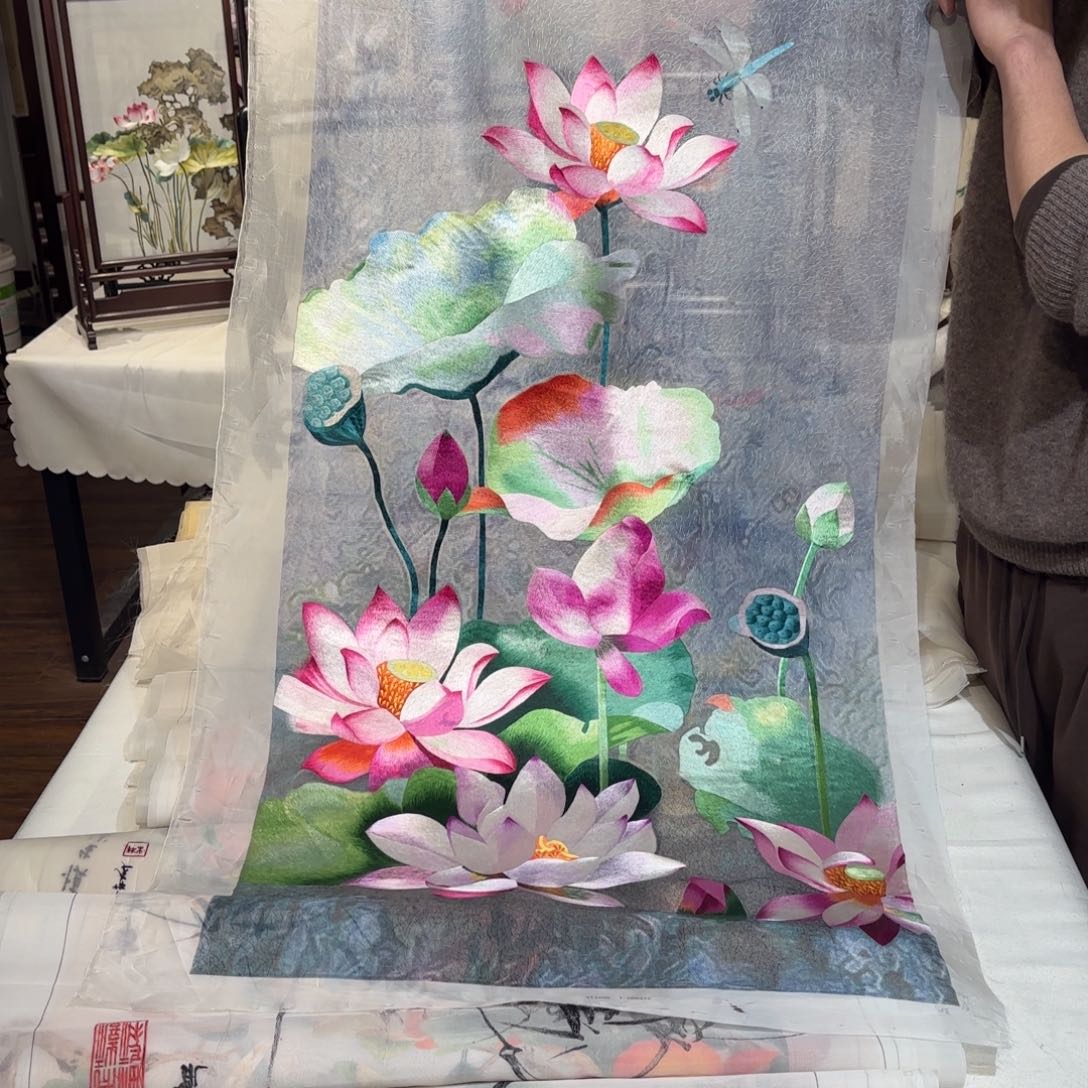 织绣纯手工制作工艺制作