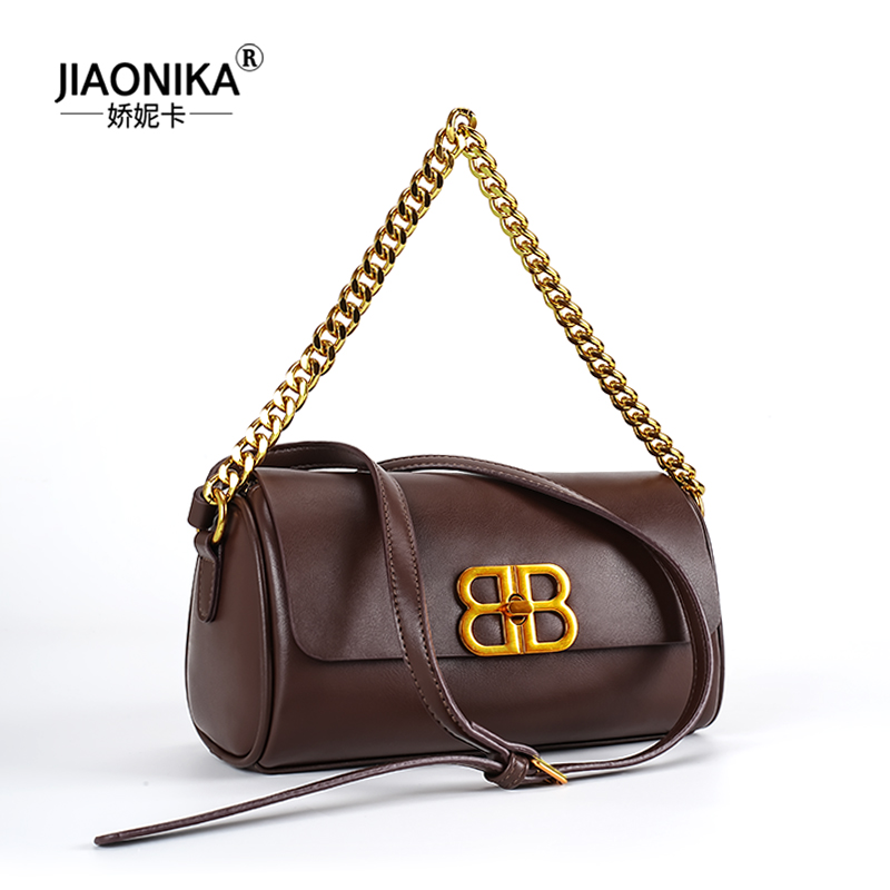 【长24*宽11*高13】爆款复古百搭女士经典法棍包高级感斜挎包6166XH