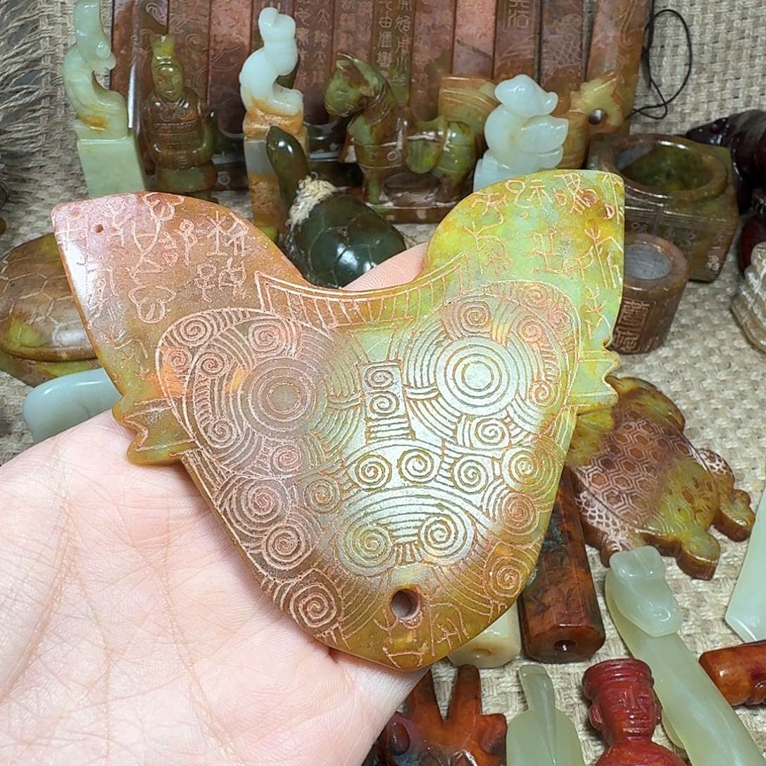 白玉菩提吊坠挂件