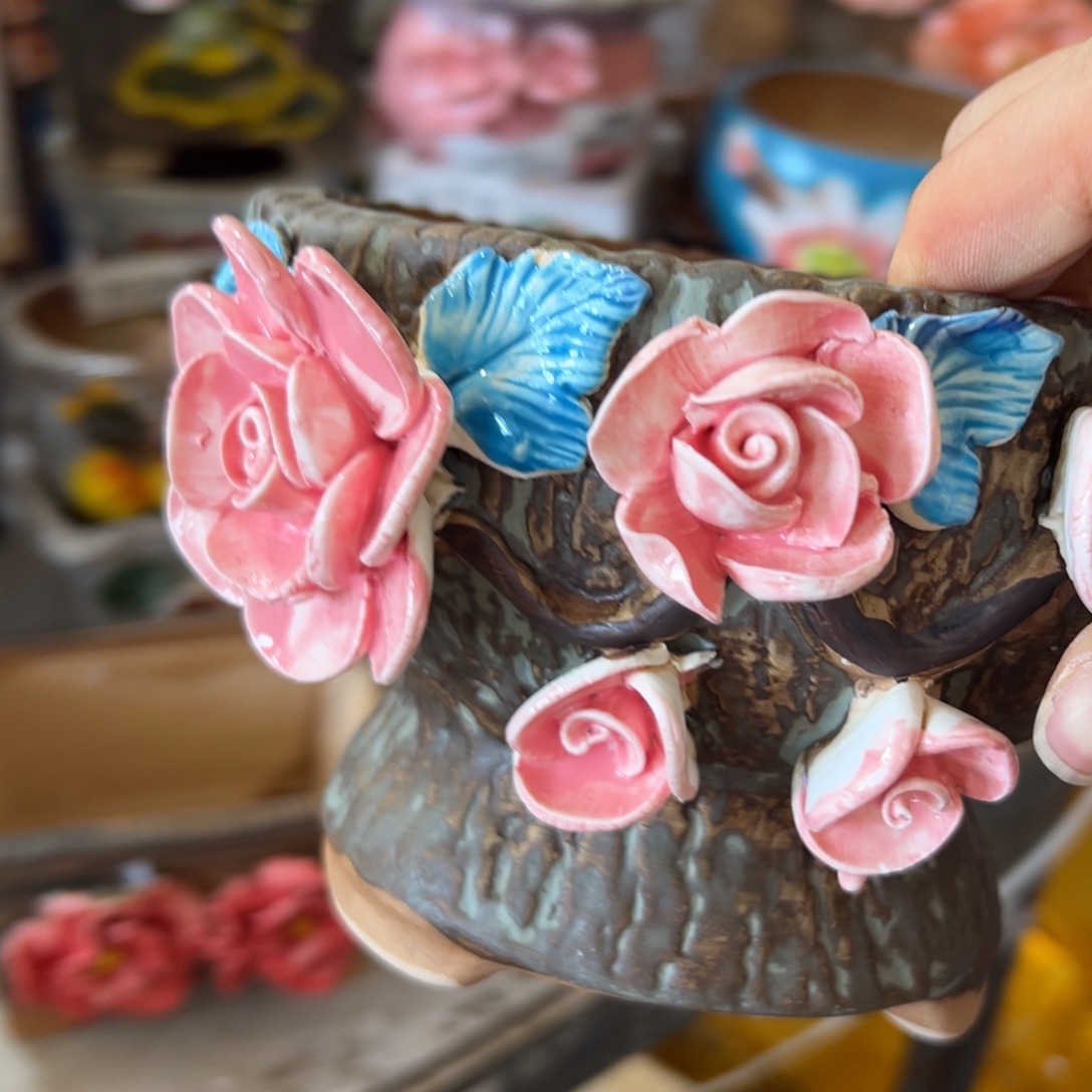 瑕疵20102 花盆，满20米发货，爱退款拉黑