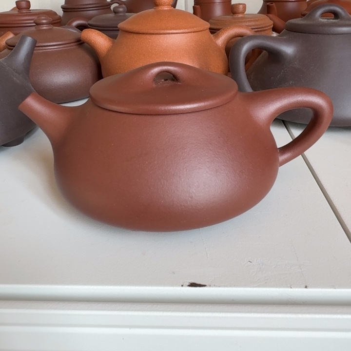 紫砂茶杯紫泥景舟200cc