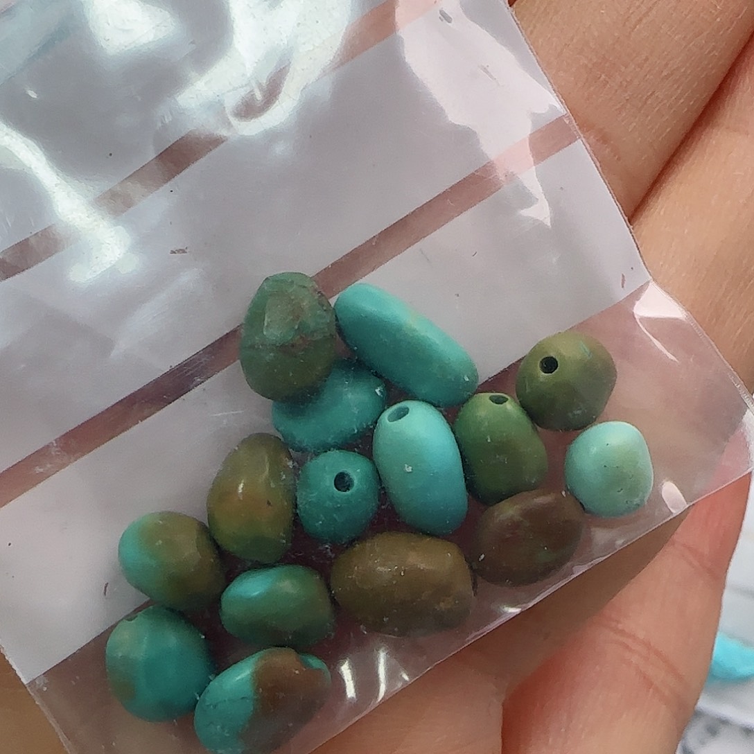 绿松石珠宝半成品未镶嵌