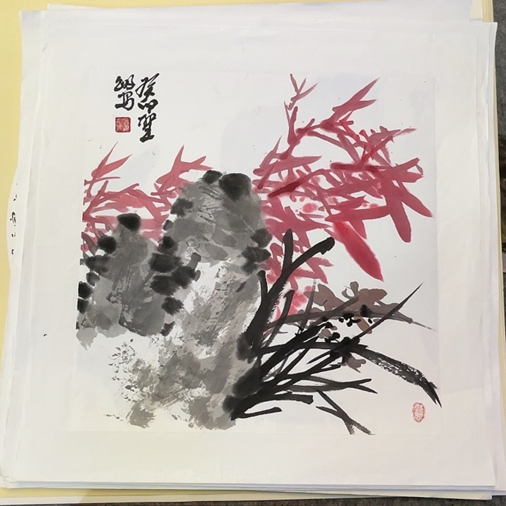 国画张圣敏先生纯手绘作品