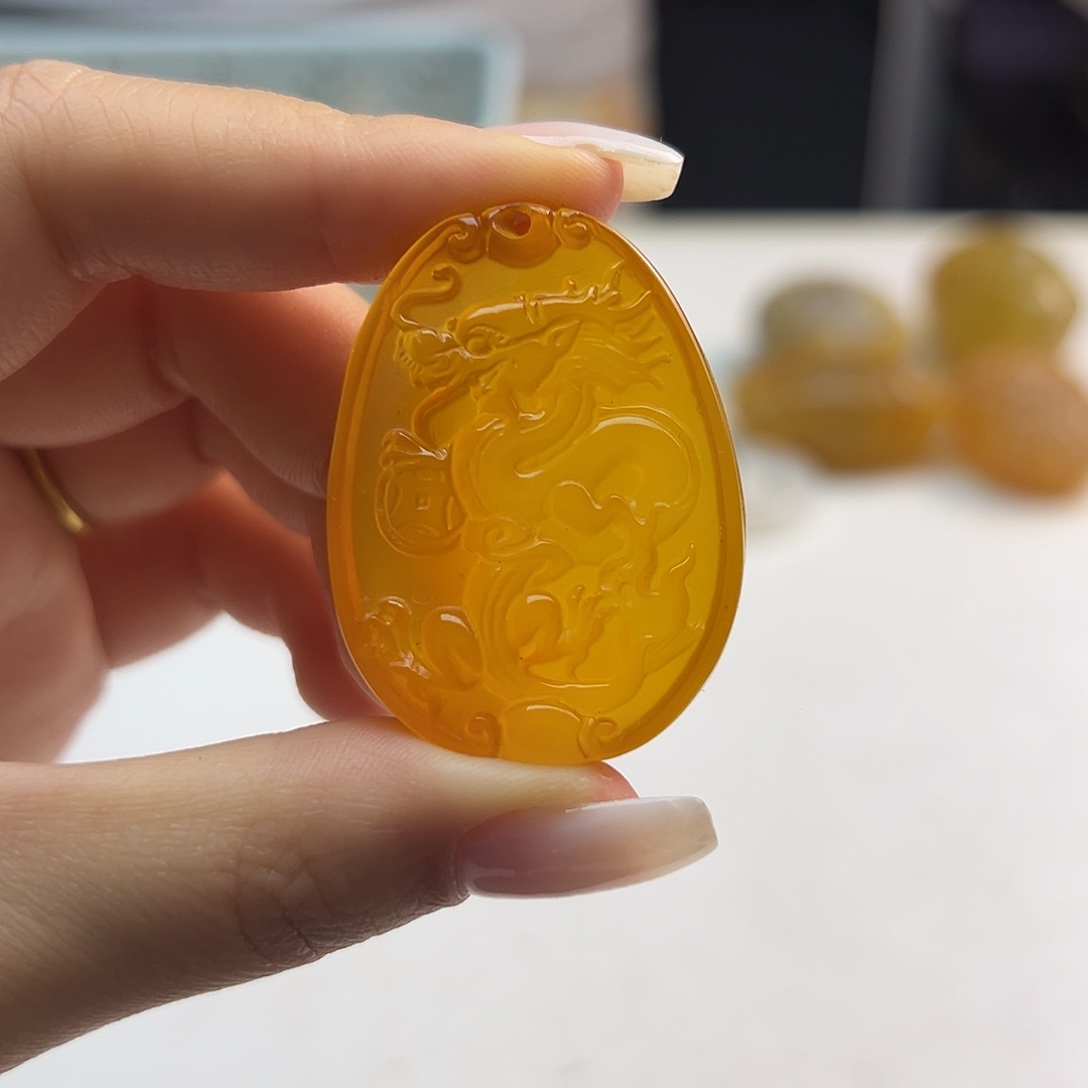 玛瑙/玉髓未镶嵌吊坠(不含链)