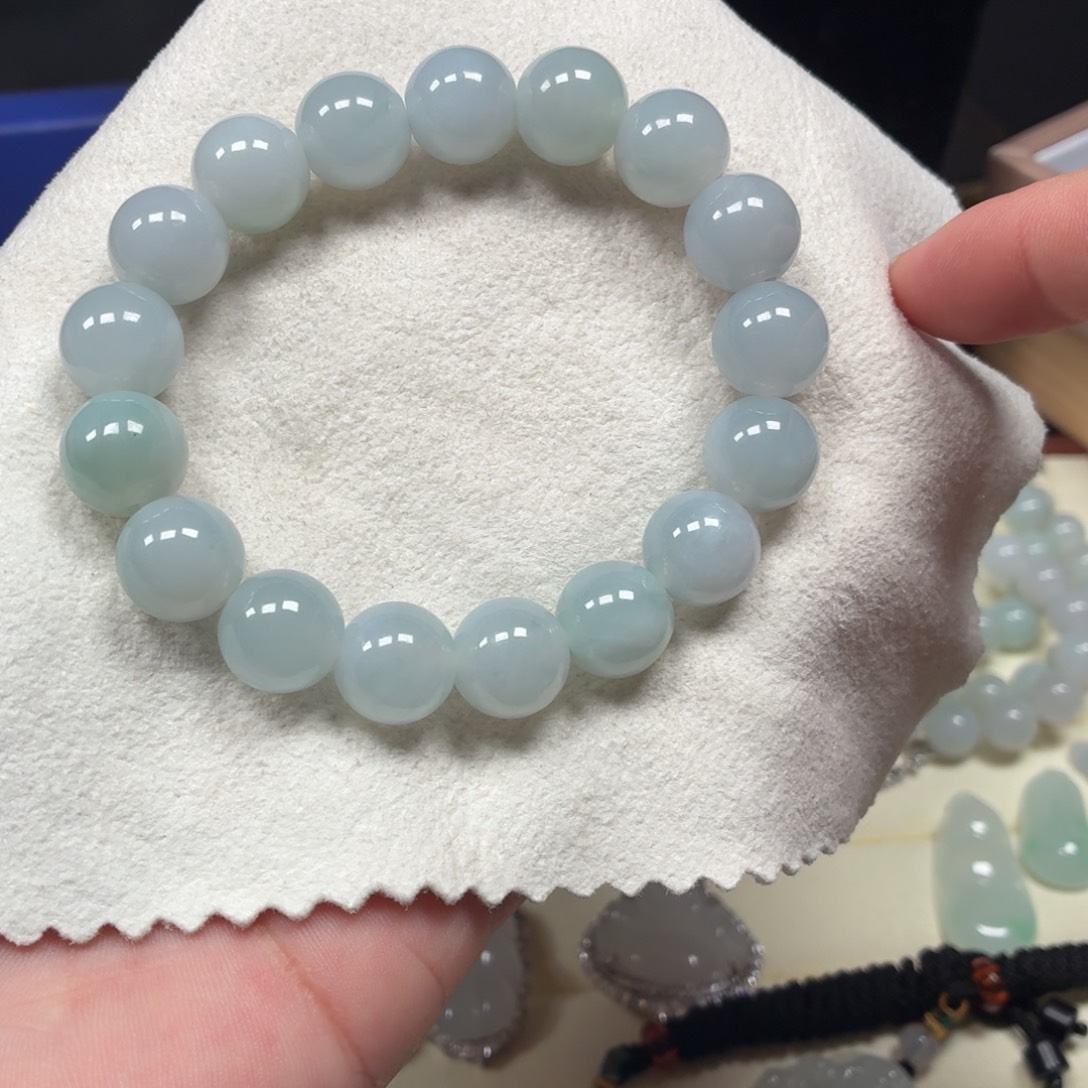 未镶嵌定制翡翠手串卡12.1