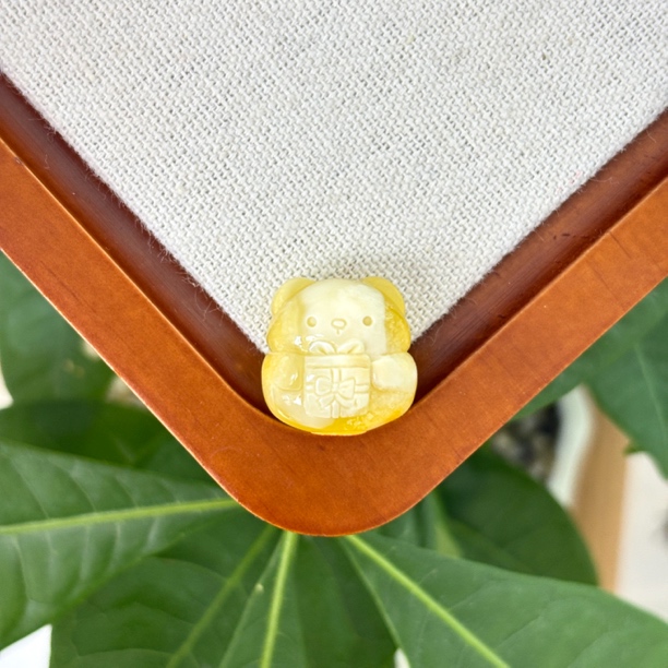 天然蜜蜡可爱礼盒小熊