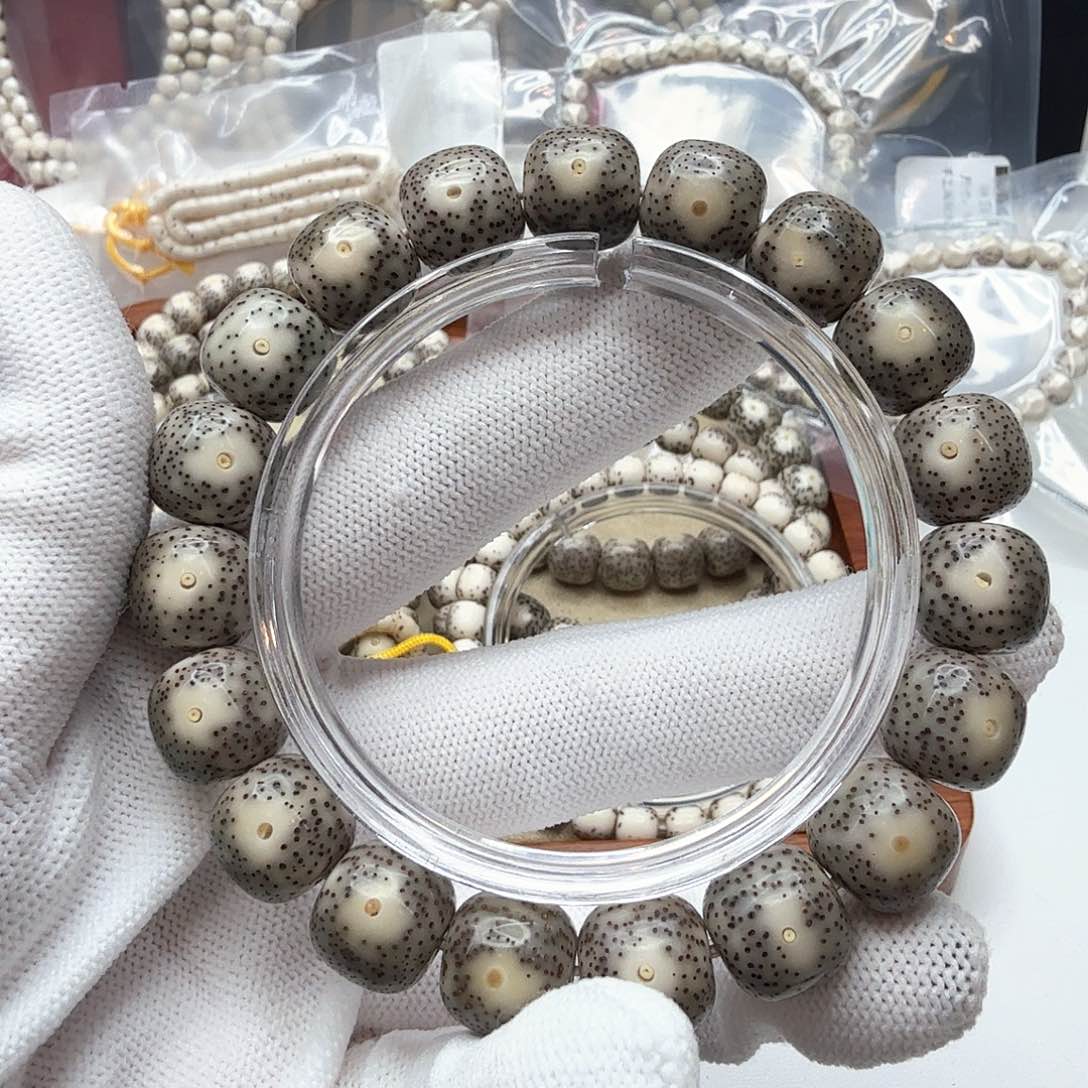 星月菩提吊坠4糯冰月留白13