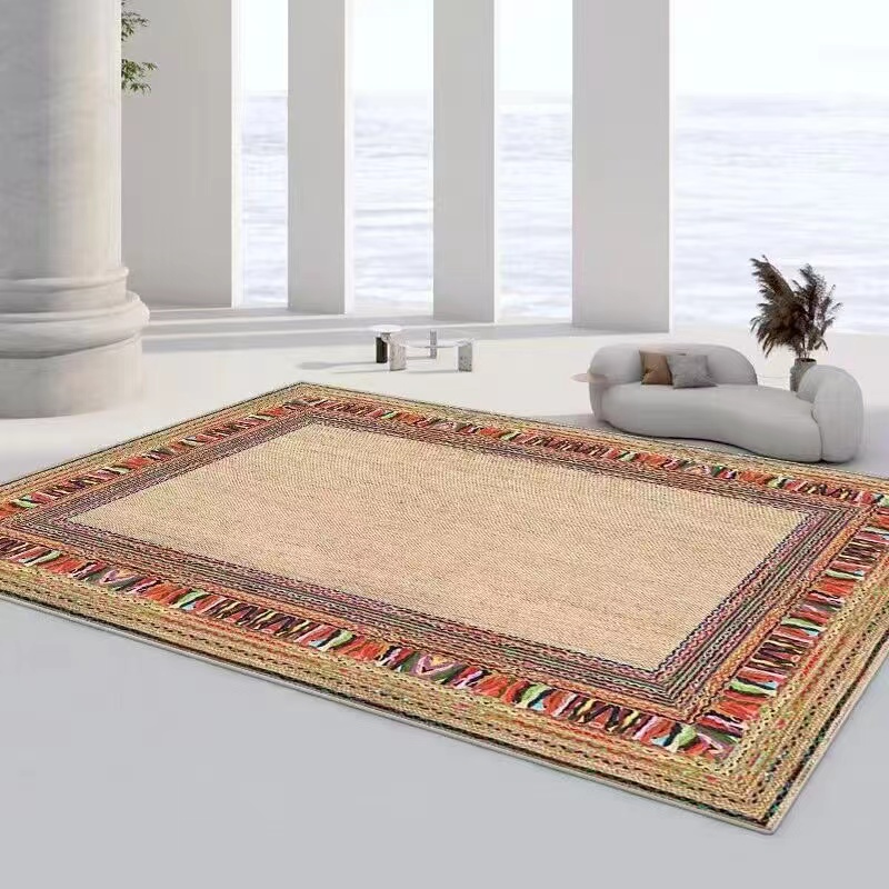 2米x3米外贸出口民族编制风地毯客厅大尺寸满铺家用