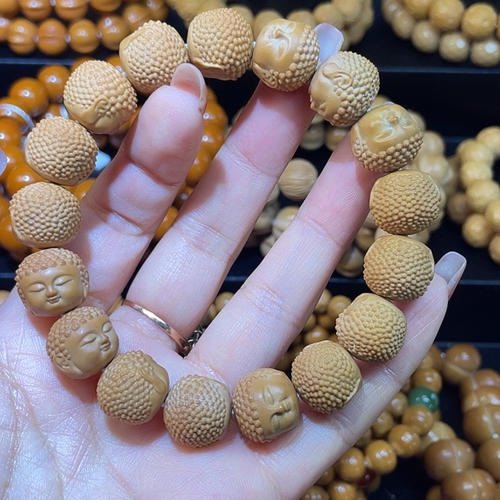 猴头核桃手串猴头