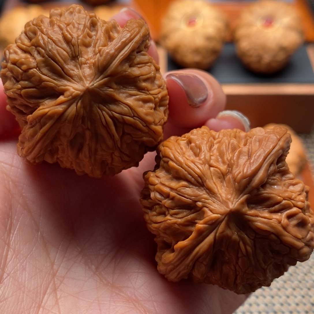 文玩核桃把件40尺寸磨盘 全品