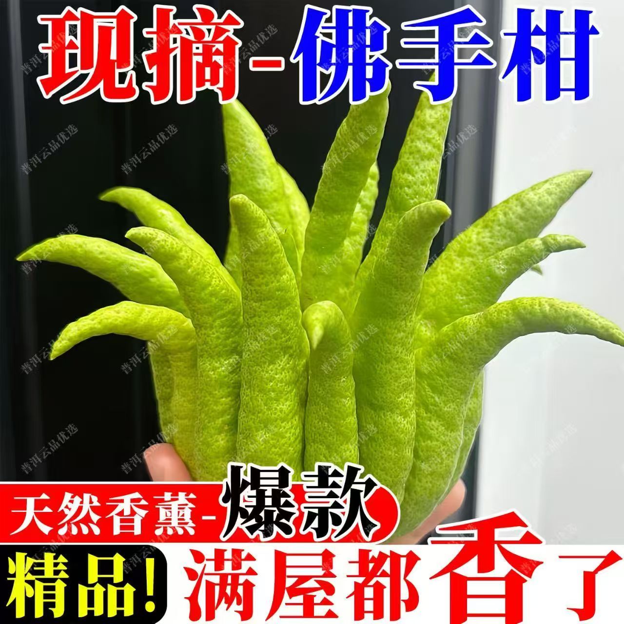 【优鲁】新鲜云南佛手柑大果可观赏天然清香香薰鲜果可观赏天然清香