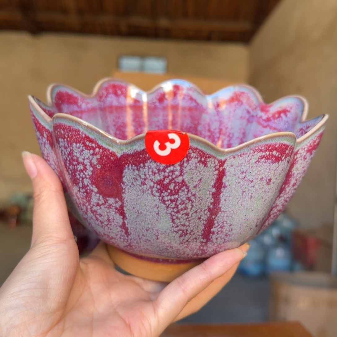 瓷摆件郑家钧窑微瑕