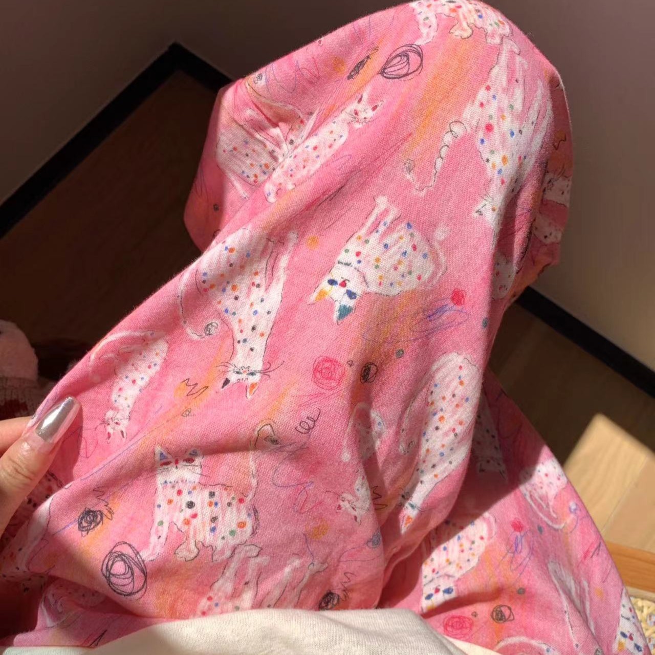 【A类全棉双层纱 长裤】2025新款纯棉婴儿棉纱家居裤宽松遛弯直筒裤
