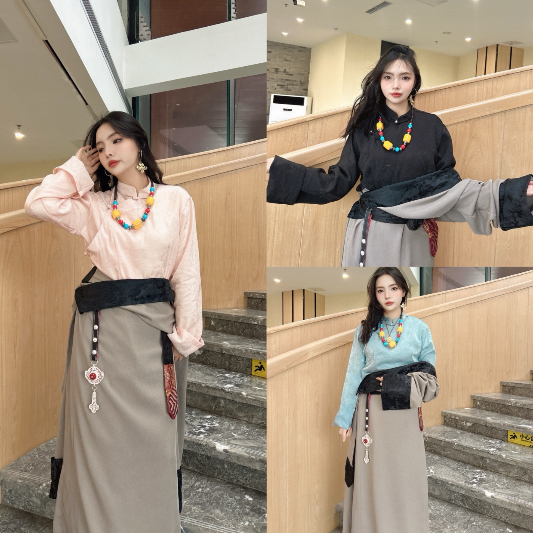 藏式藏装套装康巴锅庄藏式女士藏式服装