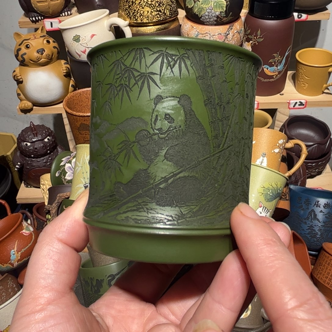 紫砂茶杯宜兴紫砂主人杯