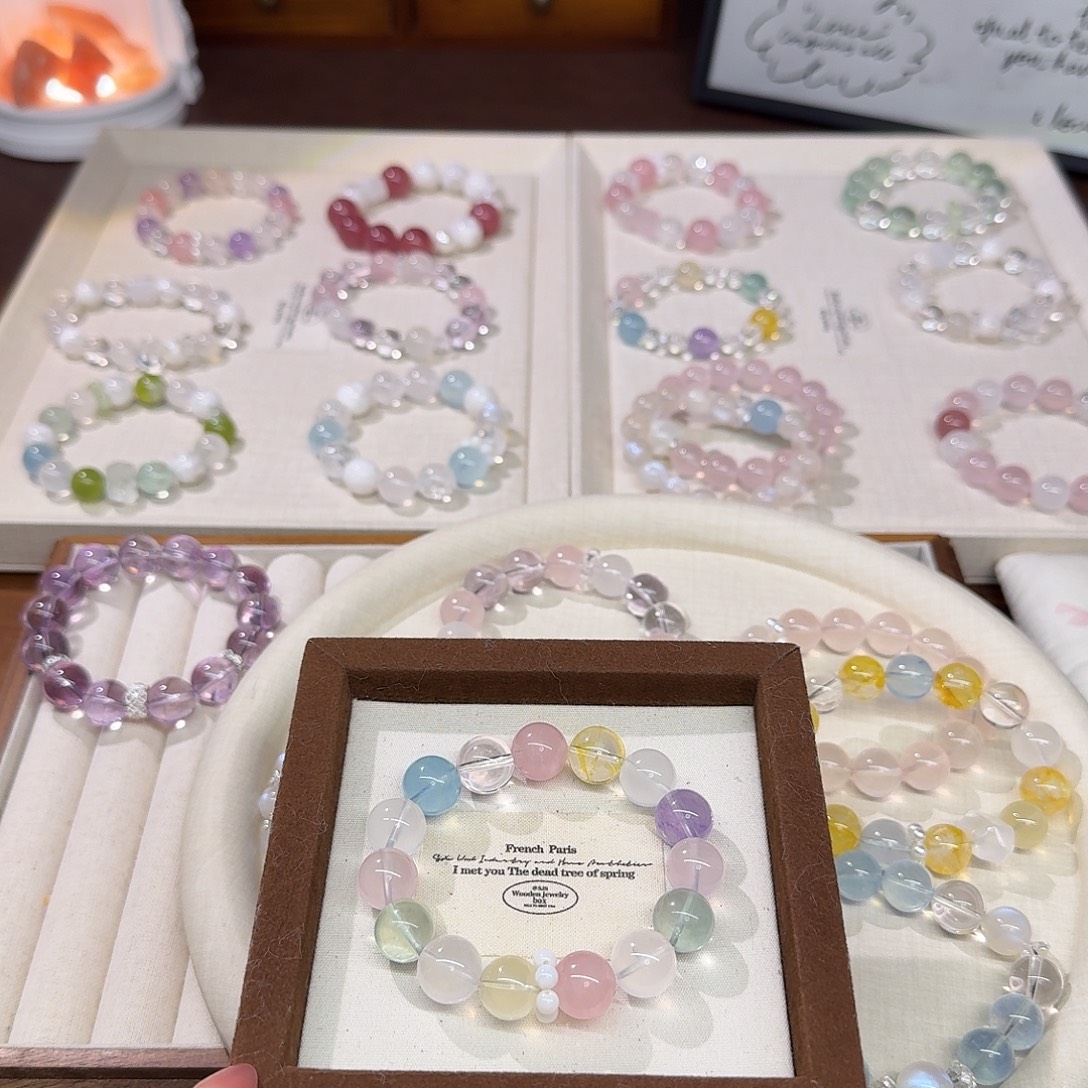 浅***沐手链水晶未镶嵌拍2单是总价 多宝手串