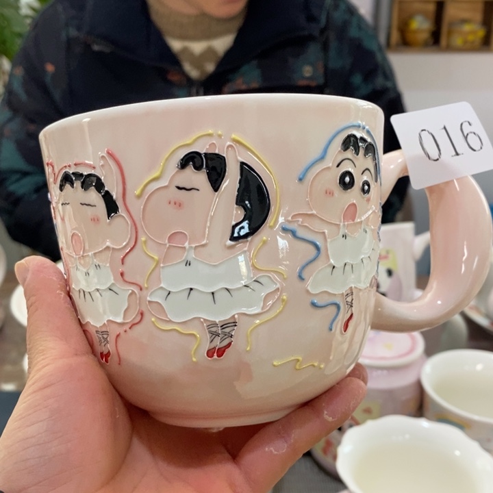 杯景德镇釉下彩手绘