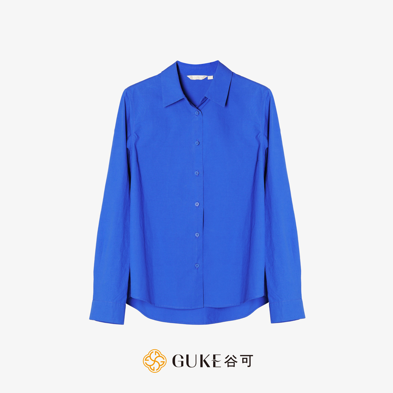 GKE/谷可C5085长袖百搭春季休闲衬衫