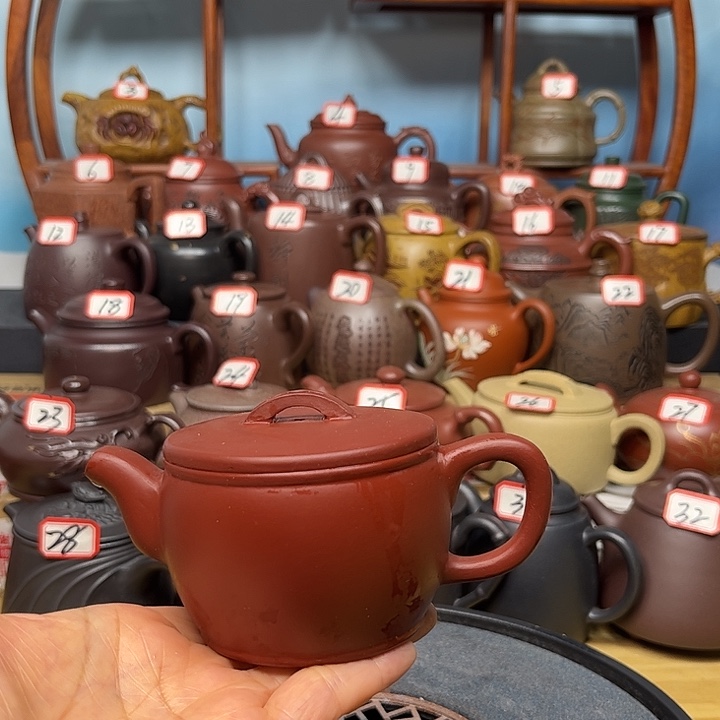 茶壶紫砂微瑕不带证书礼盒150cc