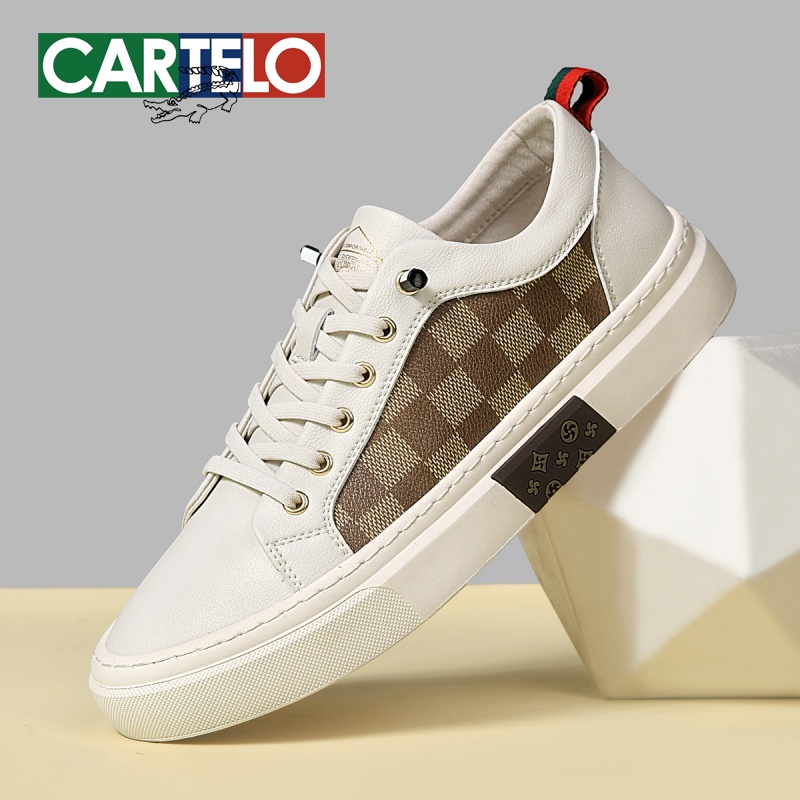 卡帝乐鳄鱼男鞋2025冬季新款运动休闲鞋时尚潮流百搭复古休闲板鞋