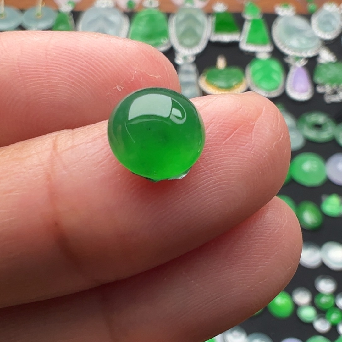 定制翡翠未镶嵌燕**味蛋