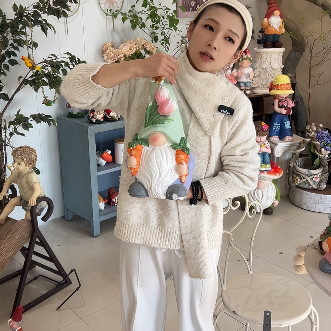 微瑕花园摆件红红火火