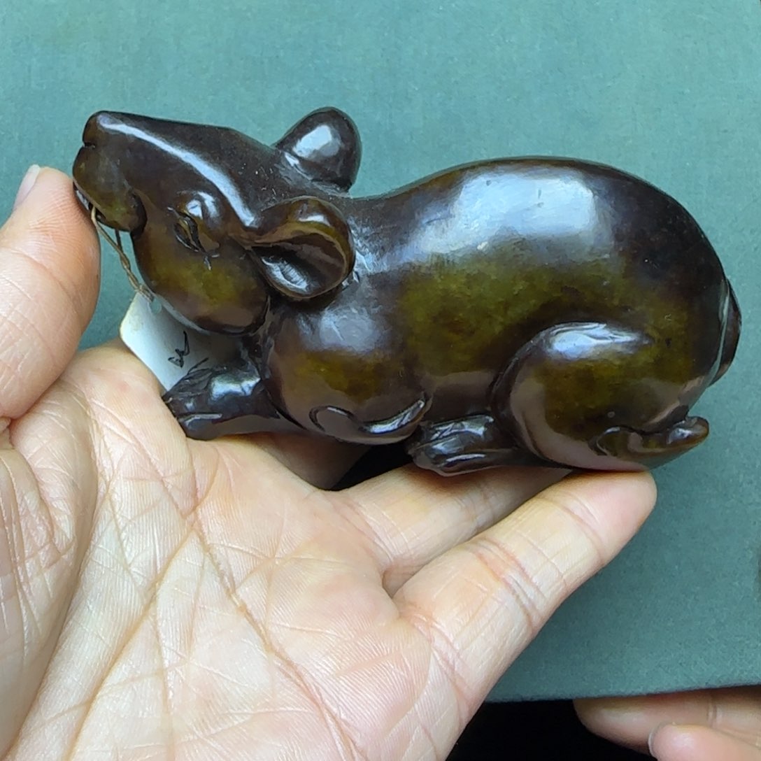 和田玉把件未镶嵌郑*清