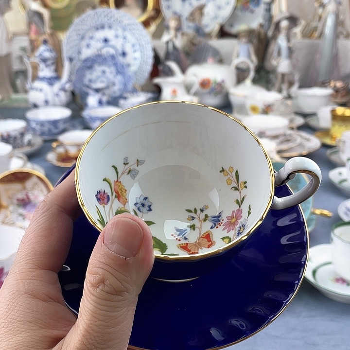 海外中古欧瓷咖啡杯