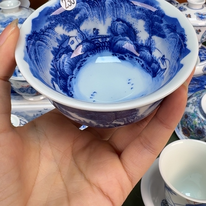 景德镇手工手绘杯子230